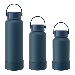 Botella de Agua de Acero Inoxidable al Vacío de 650 ml, 1000 ml, 1150 ml con Asa y Tapa Antiderrames - Product Image 1