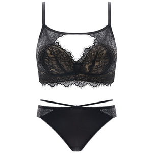 Directo <span class=keywords><strong>de</strong></span> fábrica Ropa interior <span class=keywords><strong>de</strong></span> encaje sexy Cómodo Transpirable Pechos pequeños Push-up Ajustable Belleza Volver Sujetador <span class=keywords><strong>de</strong></span> mujer - Product Image 5