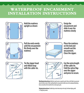 Aanpasbare Fabriek Waterdichte Matrasbeschermer Effen Kleur Geborsteld Polyester Bed Hoeslaken In Effen Stijl - Product Image 4