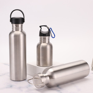 Botella <span class=keywords><strong>de</strong></span> agua deportiva <span class=keywords><strong>de</strong></span> acero inoxidable <span class=keywords><strong>de</strong></span> una sola pared para ciclistas, corredores, excursionistas - Product Image 2