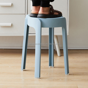 Vente en gros de tabourets en plastique au <span class=keywords><strong>design</strong></span> exquis Chaises de <span class=keywords><strong>cuisine</strong></span> modernes Chaises d'activités de plein air multifonctionnelles - Product Image 5