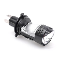 Mini projecteur LED H4 pour phare de voiture, 12V, nouveau, 6000K, 80W/paire, 10000LM, faisceau haut/bas, ampoule Bi LED