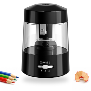 <span class=keywords><strong>Taille</strong></span>-<span class=keywords><strong>crayon</strong></span> électrique automatique double alimentation (pile et secteur) 6-12 mm pour crayons de couleur jumbo – Vente en gros - Product Image 1