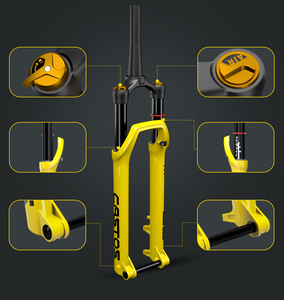 <span class=keywords><strong>Fourche</strong></span> de vélo de montagne en aluminium de 29 pouces, de haute qualité, en alliage, avec suspension à ressort hélicoïdal - Product Image 2
