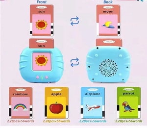 Cartes mémoire personnalisées avec impression, 224 mots, anglais, espagnol, arabe, <span class=keywords><strong>allemand</strong></span>, français, cartes parlantes, jouets éducatifs pour la maternelle, pour les tout-petits - Product Image 3