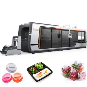 ZHD-800/650 servomoteur complet, double système de déplacement, machine automatique de thermoformage du plastique pour les produits d'emballage alimentaire en plastique