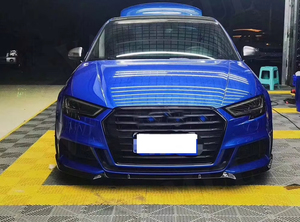 Nhà máy xe A3 8V S3 sợi carbon phí<span class=keywords><strong>a</strong></span> trước môi khuếch tán Spoiler bên váy body Kit cho Audi A3 8v.<span class=keywords><strong>5</strong></span> S3 Sedan 2017 2018 2019 - Product Image 4