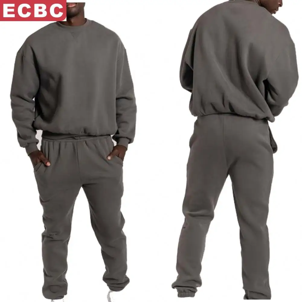 Fitness bekleidung Sportswear Cotton Grey Hoodie mit Jogging Sporta nzug Herren Sportswear