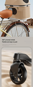 अपने छोटे पालतू जानवर के साथ कहीं भी जाएं एक हल्का, एक-बटन फोल्डेबल रोलर जो बाइक पर भी माउंट करता है। - Product Image 5