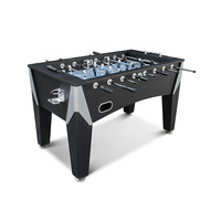Table de football de table professionnelle personnalisable en MDF pour 2 joueurs, à monnayeur, pour adultes, jeu de kicker d'intérieur