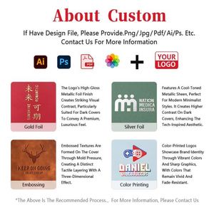 Custom Business Gift Diary Notebook Journal Leather Cover Printing Logo A5 Memo <b>Pad</b> with Pen Holder Notebooks - Product Image 2