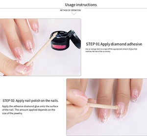 Résine de photothérapie UV transparente SunelPort, super renforcée, <span class=keywords><strong>colle</strong></span> à ongles liquide, gel texturé, emballage en pot, SP-210 pour les pièces d'ongles - Product Image 5
