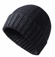 Bonnet d'hiver en acrylique tricoté sur mesure avec revers, style streetwear, bonnet de pêcheur pour femme