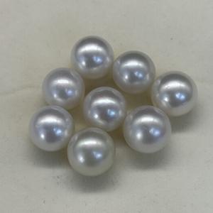 Perlas Sueltas de Agua Dulce Naturales de 10-14 mm, Perlas Doradas con Fuerte Optimización de Luz, Círculo Perfecto, Defectos, Perlas de Optimización Zhuji - Product Image 4