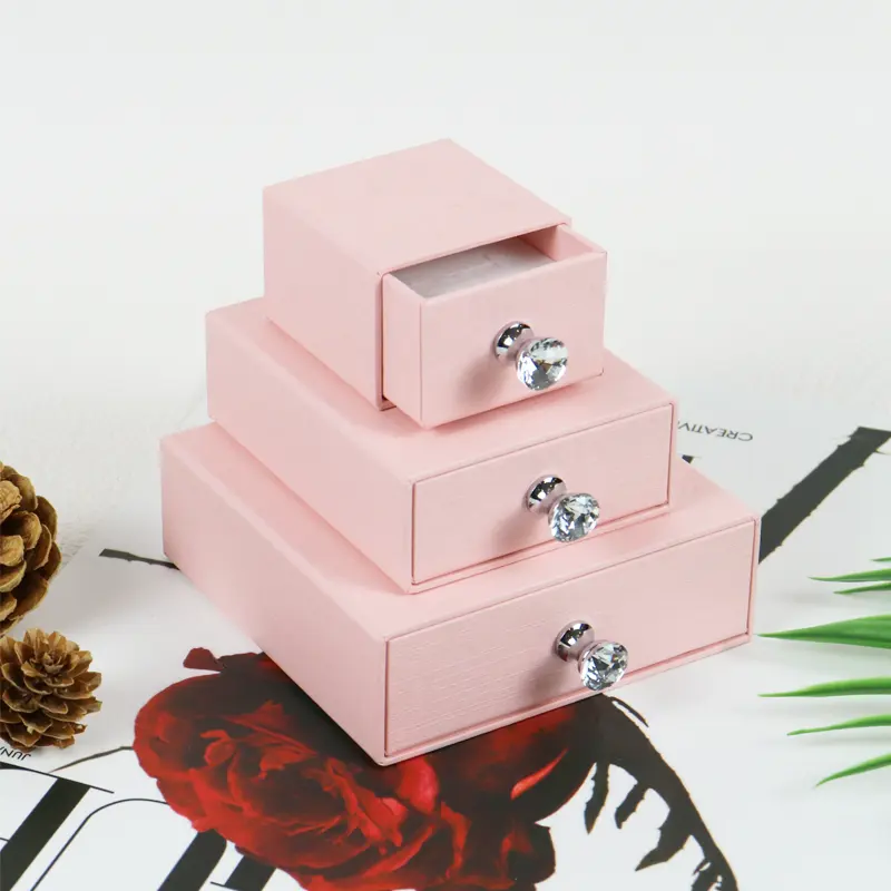 Benutzer definierte Logo Geschenk box Set für Geburtstags kind Luxus quadratische Hochzeits feier Gunst Phantasie Souvenir Schmuck Verpackung Ring Papier box