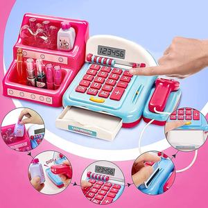 Juguetes de belleza para niñas juguete de maquillaje <span class=keywords><strong>caja</strong></span> <span class=keywords><strong>registradora</strong></span> de supermercado para niños - Product Image 3