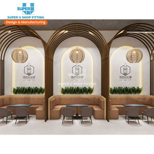 كوفي شوب حديث بتصميمات أفكار للبيع بالجملة مستلزمات كوفي شوب مقهى ومتجر عرض أثاث فاخر يُنفذ حسب الطلب كوفي شوب - Product Image 5