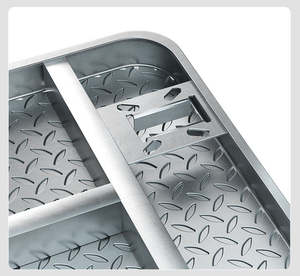 Chariot à main robuste en acier avec 4 roues en TPR de 6 pouces, capacité de charge de 350 kg, poignée pliable - Product Image 4