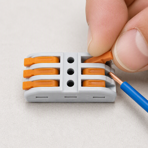 Connecteur de câblage rapide de type presse pour fils en série et en parallèle, <span class=keywords><strong>borne</strong></span> de connexion Divine Device - Product Image 3