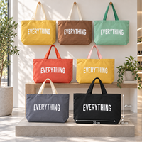 Sacs de courses personnalisés avec logo, extra grands, en coton polyéthylène 12 oz, vente en gros pour les chaînes de magasins, les supermarchés et les événements