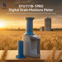 Medidor de Humedad de Granos Portátil SYU111B-1Pro, Pesaje Automático, Apagado Automático en 3 Minutos, Corrección Avanzada, Analizador de Humedad
