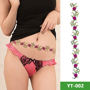 Tatuajes Temporales <span class=keywords><strong>para</strong></span> el Vientre, Divertidos, <span class=keywords><strong>para</strong></span> Cubrir Cicatrices, <span class=keywords><strong>Tatuaje</strong></span> Femenino Impermeable <span class=keywords><strong>para</strong></span> Mujeres y Niñas - Product Image 3