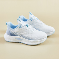 Baskets en tricot pour femmes Étudiant Running Casual Shoes Hauteur croissante