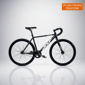 Bicicleta Clásica de Piñón Fijo 700C en Stock de Fábrica con Buje Flip-Flop, Geometría de Pista, Ligera, de Una Velocidad, de Aleación para Ciclismo Urbano - Product Image 1