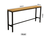 Ensemble de chaise et table en métal réglables de style industriel avec pieds en métal modernes pour la maison et l'hôtel
