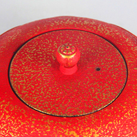 Théières traditionnelles de luxe en fonte rouge
