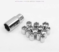 40pcs 1/4 "Inch Drive Sockets Tool Set CRV Household Combinaison Socket Wrench Tool Set for Household and Professional Repair