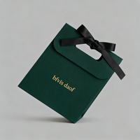 Sacs cadeaux en papier avec logo or personnalisé et poignée en satin - Emballage de luxe multicolore pour bijoux et cadeaux