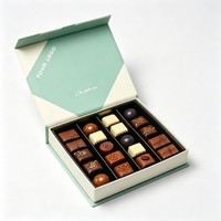 Boîte à chocolat en carton écologique, personnalisée, pour biscuits, bonbons, emballage cadeau