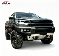 Accessoires pour pick-up 4x4 : Barre de protection avant et arrière en acier style aile pour Toyota Hilux Travo 2026