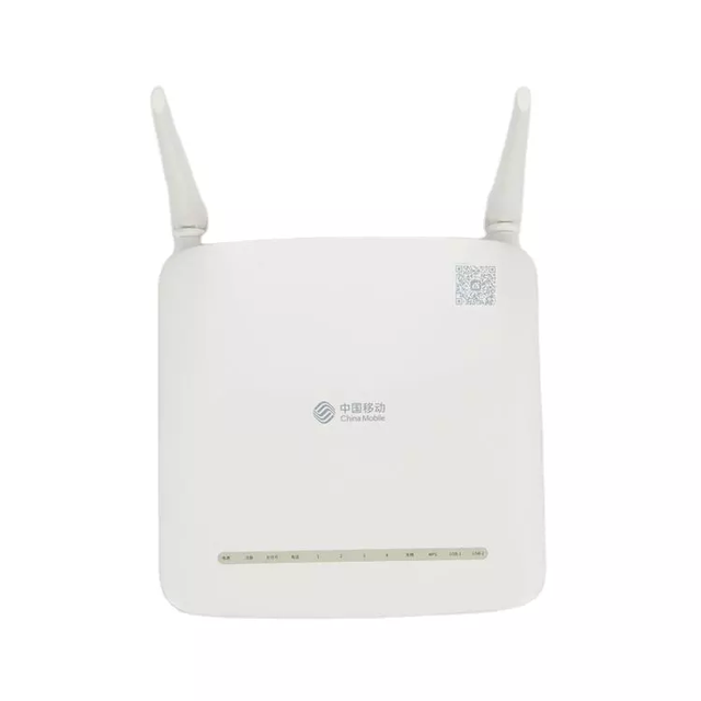 Secondhand China Mobile H2-2 Dualband ONU/ONT FTTH Router with RJ45 4GE 2.4G/5G Wi-Fi