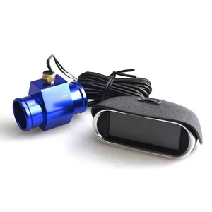 12V 24V Digitale Watertemperatuurmeter + <span class=keywords><strong>Volt</strong></span> Watertemperatuursensor Kopstekker Voegbuis Sensor Radiatorslang Adapter 1/8npt - Product Image 5