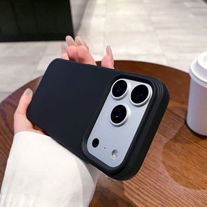 Coque en TPU souple antichoc, fine, effet peau, couleur bonbon, finition mate, <span class=keywords><strong>prix</strong></span> abordable pour iPhone 15 16 17 Pro Max - Product Image 6