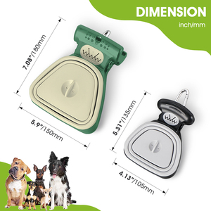 Dispensador de Bolsas para Excremento de Perro, Portátil, Duradero, de Plástico y Silicona, Sin Perfume, Moderno, Ecológico, para la Eliminación de Desechos de Mascotas - Product Image 1