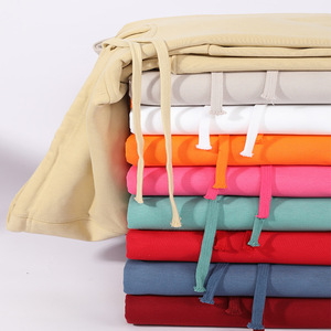 Sudadera con capucha de otoño para deportes de pelo de generación para hombres y mujeres 380g Heavy Big Terry con correa para el hombro <span class=keywords><strong>Color</strong></span> sólido 100% algodón ajuste suelto - Product Image 4