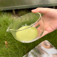 Ensemble de matcha écologique personnalisé de 500 ml, bol en verre avec bec verseur, boîte-cadeau personnalisable, kit de voyage