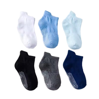 Chaussettes de pédicure unies en polyester et coton, confortables et respirantes, pour hommes et femmes, avec revers tricoté à logo, pour l'été et le printemps