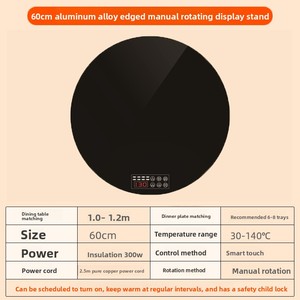 Plat chauffant de table multifonctionnel Xianke 400W, étanche, à température réglable - Product Image 6