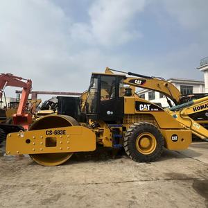 <strong>Used</strong> Road <strong>Roller</strong> <strong>CAT</strong> CS683E Vibratory Compactor Construction Machine 110 kW Diesel Full Hydraulic System Engine Good Condition - Product Image 2