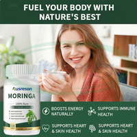 Labels privés 100% Comprimés de Moringa bio Produits amincissants Supplément à base de plantes Extrait de feuille de Moringa Comprimés de Moringa