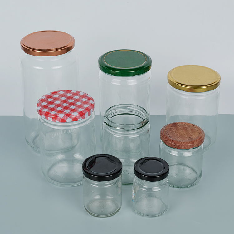 honey glass jars with lids
