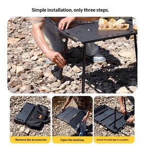 <span class=keywords><strong>Table</strong></span> pliante portable d'extérieur, 1,9 kg, légère, tactique, pour le camping, le barbecue, la <span class=keywords><strong>moto</strong></span>, les voyages - Product Image 2