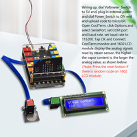 Kit de Inicio Súper Fácil de Programar Keyestudio STEM Education Microbit EASY PLUG para BBC Micro Bit con Placa Microbit