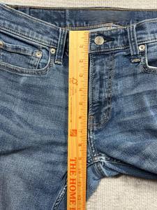 กางเกงยีนส์เอวสูงพิมพ์ลายสไตล์วินเทจสำหรับผู้ชาย, กางเกงยีนส์เอวสูงทรงสลิมฟิตขนาดกลางสำหรับใส่ในฤดูร้อน - Product Image 2