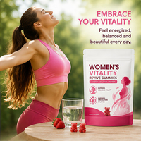 Gummies Adaptogènes OEM Fabricant Marque Privée Supplément Vitalité Faible en Sucre pour Femmes Adultes Soutien Stress & Circulation