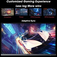 Monitor para Juegos KOORUI de 24 Pulgadas, Monitor de Computadora IPS Rápido de 165 Hz, Pantalla FHD de 1 ms, Sincronización Adaptativa para Jugadores, Compatible con Montaje VESA